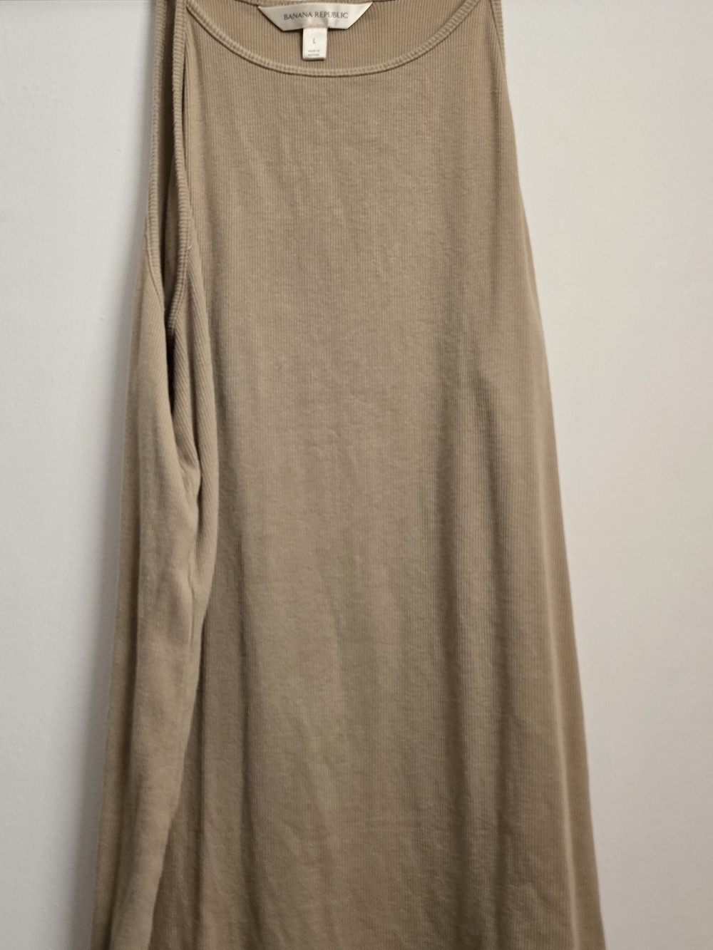 Banana Republic Taupe Ribbed Cami